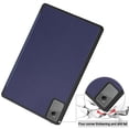 thumbnail image 2 of DWaybox Étui pour Lenovo Idea Tab Plus 12,1 Pouces Modèle 2025, Étui de Protection Antichoc avec Béquille, Fente pour Stylet Intégrée et Réveil/sommeil Automatique, Étui Folio Mat en TPU Intelligent - Bleu Foncé, 2 of 4