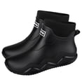 thumbnail image 1 of Ankle Rain Boots, Unisex Couple's Casual Rubber Shoes with Letter Design, 1 of 5