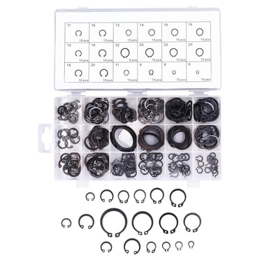 225Pcs C Clip Circlips Bague de Retenue Fixation Kit de Matériel pour Véhicule de la Machine