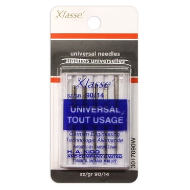 KLASSÉ Universal Sharps Size 90/14 Sewing Machine Needles