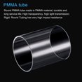 thumbnail image 4 of Tube Rond Rigide en Acrylique Transparent 76mm ID 80mm OD 100mm pour Éclairage, Modèles, Plomberie, Bricolage, 4 of 6