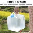 thumbnail image 4 of TIMIFIS Projector Light Foldable Camping Water Canisters Water Storage Bag Water Bucket with Tap Outdoor Hiking Drinking Water Tank, Food-Safe, Transparent Kitchen Gadgets, 4 of 8