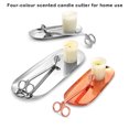 thumbnail image 4 of ziyahi 4 Pieces/Set Candle Wick Trimmer Tray Candles Core Hook Dipper Trimming Tool Kit Accessory Home Bedroom Wedding Gold, 4 of 7