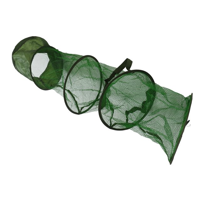 Cage de Filet de Pêche, Processus de Couture Transversale Portable Séchage Facile Rotor Universel Prévention des Rayures Cage de Filet de Pêche Pliable pour Accessoires de Pêche L