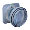 thumbnail image 1 of Duct Adaptor Draft s Vent Odor Resistant Butterfly Check Valve Flue Check Gray S, 1 of 9