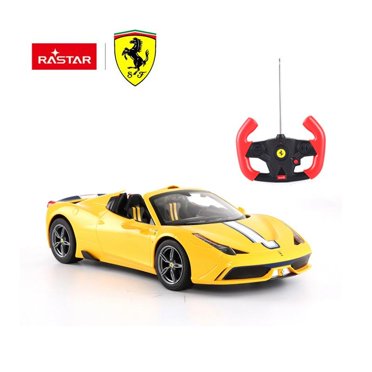 Voiture RC 1/4 sous Licence Officielle Échelle Ferrari 458 Speciale Jaune