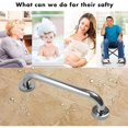 thumbnail image 2 of Grab Bars for Bathroom, Colorfast Stainless Steel Support Bar, Anti-Slip Wall-Mounted Hand Rail, Reliable Load Bearing, Suitable for Elderly and Disabled (30cm Length), 2 of 5