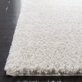 thumbnail image 4 of SAFAVIEH August Shag Collection 8'6" Square Ivory AUG900C Solid 1.2-inch Thick Area Rug, 4 of 4