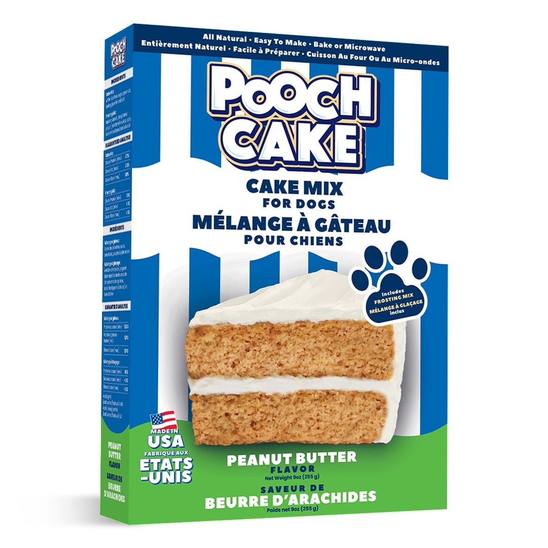 Pooch Cake Lot de 2- Mélanges à Gâteau au Beurre d'Arachides