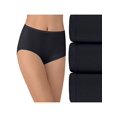 thumbnail image 2 of Vanity Fair Womens Illumination Brief Panty, 3 Pack, 8, Black Multi, 2 of 6
