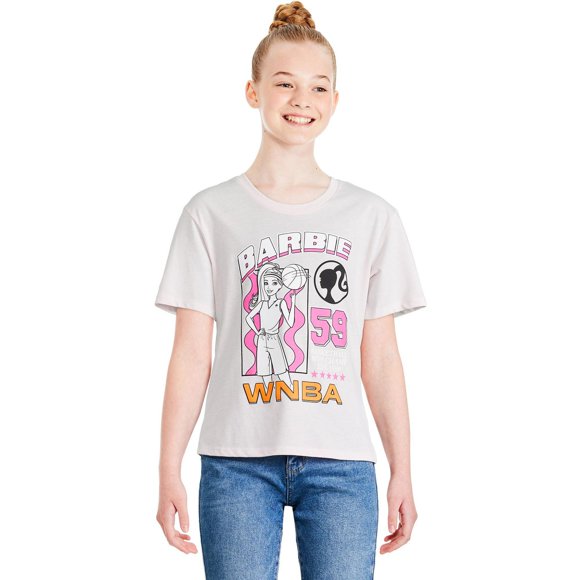 WNBA Barbie Girls' Graphic T-Shirt
