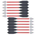 thumbnail image 2 of IMENGL Aluminum Mini 12PCS 6.7Inch Mini With Sharp Broadhead Tips For 50 80lbs Multiple Colors Suitable For Adult Shooting Hunting 55 65 75 85 Cm,60 X 60cm,12er Pack DESIGN HIGHLIGHTS: are brightl, 2 of 8