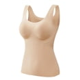 thumbnail image 1 of RXIRUCGD Haut Chaud Chauffant pour Femmes, Mode, Uni, à Encolure Ronde, avec Coussinet de Poitrine ( Beige, Taille : TG ), 1 of 3