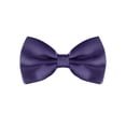 thumbnail image 1 of INSPIRE CHIC Accessoires de Nœud Papillon pour Homme Sangle Ajustable Formel Uni Smoking Pré-Noué Violet Foncé, 1 of 5