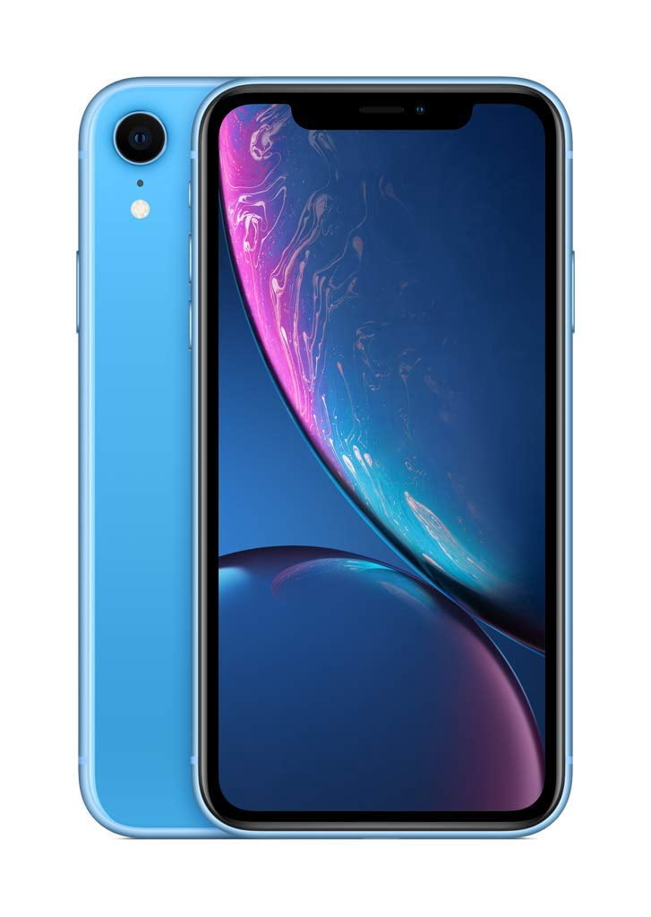Restauré Apple iPhone XR A1984 (Déverrouillé Entièrement) 256 Go Bleu (Grade A)