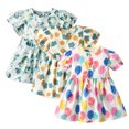 thumbnail image 1 of KYAIGUO Robes Florales Décontractées pour Bébés Filles 9M-5T Robe d'Été à Manches Courtes pour Tout-Petits Robe de Princesse Robe de Plage pour Bébé, 1 of 8