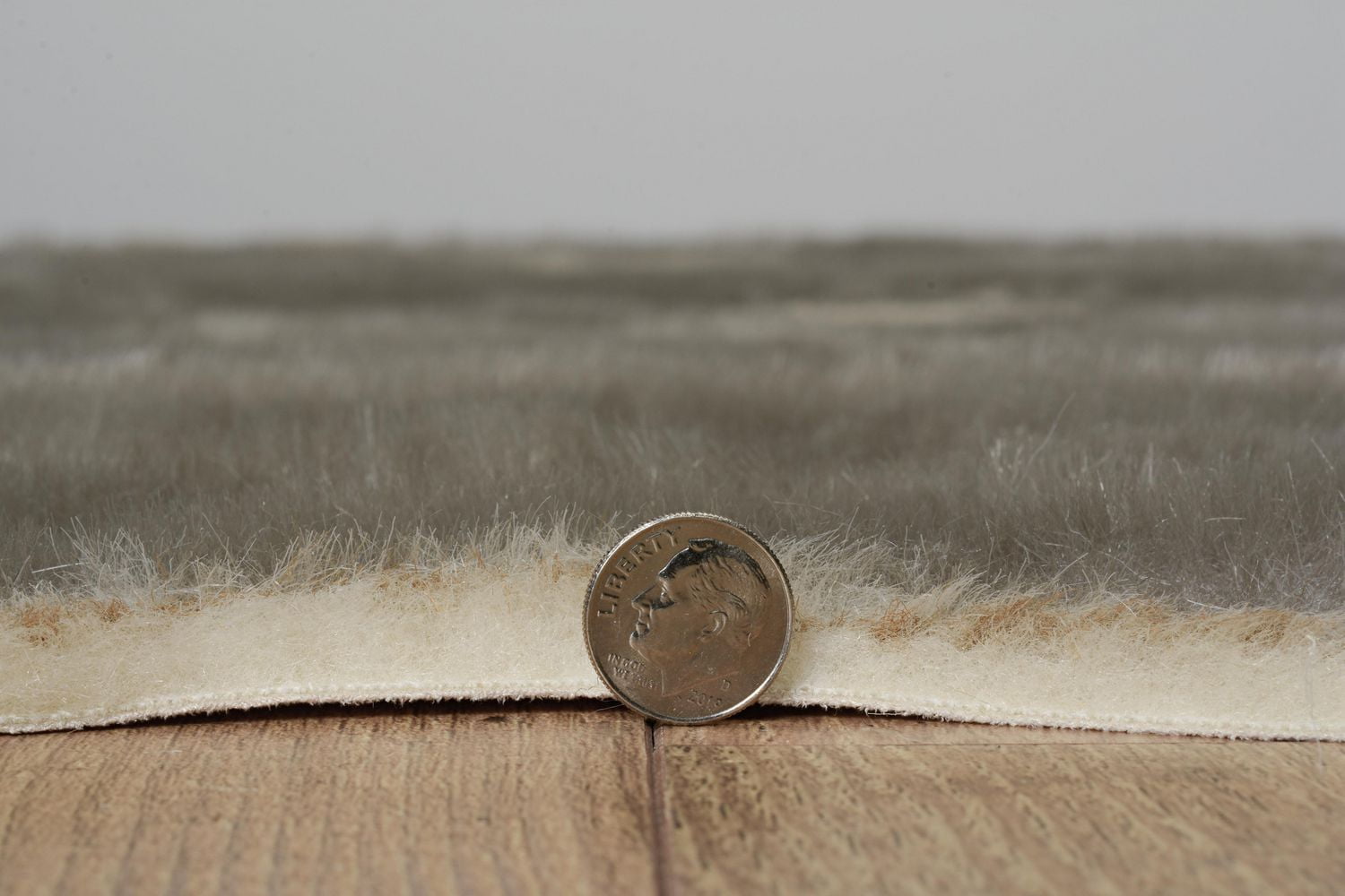 Faux Cowhide Rug, Grey Mix