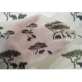 thumbnail image 4 of oneOone Cotton Silk Fabric Tree & Animals Ikat Print Fabric BTY 42 Inch Wide, 4 of 4