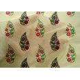 thumbnail image 4 of oneOone Cotton Silk Fabric Leaves & Floral Block Print Fabric By Yard 42 Inch Wide, 4 of 4