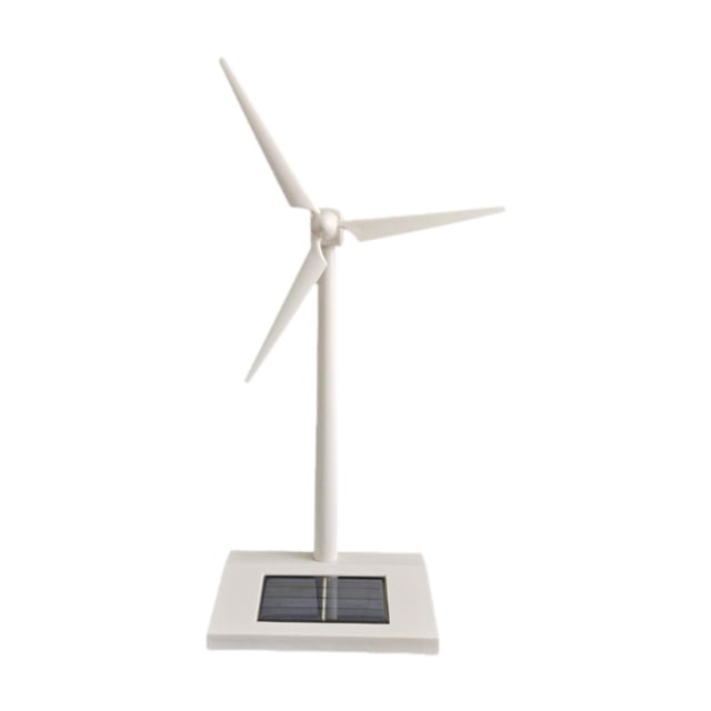 Siruishop DIY Solar Powered Windmill Model Desk Home Decor for Girls Boys Kids Student L