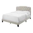 thumbnail image 3 of HMD Carmel Upholstered Full Panel Bed, Warm Gray, 3 of 3