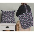 thumbnail image 5 of Soimoi Gray Velvet Fabric Star & Diamond Geometric Fabric Prints By Yard 58 Inch Wide, 5 of 5