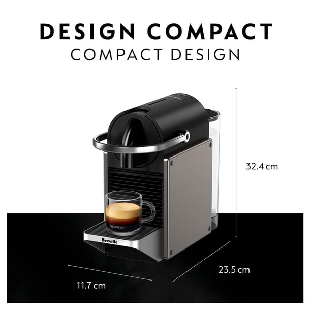 Nespresso Pixie Espresso Machine by Breville, Titan - Walmart.ca