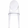 thumbnail image 3 of Plata Import - Ghost Armless Chair in Clear Color for Adults, 3 of 3