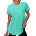 thumbnail image 2 of Soki Short Sleeve Shirts for Women Athletic Tops UPF 50+ Sun Protection Quick Dry Running T-Shirts, 2 of 9