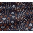 thumbnail image 5 of oneOone Viscose Jersey Fabric Block & Geometric Ikat Print Fabric BTY 60 Inch Wide, 5 of 5