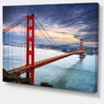 thumbnail image 2 of Golden Gate under Cloudy Sky, 2 of 3