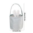 thumbnail image 3 of Home Improvement Saving Home Textile Storage Storage Containers with Lids Easter Basket Easter Bunny Basket Green Cute Bag with Foldable Ears Tote Bags for Easter Home Essentials, 3 of 6