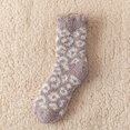 thumbnail image 2 of CUITING Fuzzy Socks for Women Warm Fluffy Socks Winter Slipper Socks Soft Cute Leopard Socks, 2 of 7