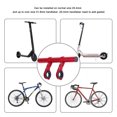 thumbnail image 4 of relayinert Bicycle Handlebar Extender with Double Clamps Front Flashlight Extension Bracket Mounting Rack Adapter Supplies Red Aluminum Alloy 1Set, 4 of 6