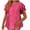 Hot Pink Women Clothing, variant on Sales Today Clearance Iumwxz Plus Size Tops Casual Tunic Swing Blouses Womens Shirts Floral Graphic Tunic Tops Ruffle Sleeve Round Neck T Shirts for Ladies New Arrivals Street Wear