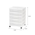 thumbnail image 2 of IRIS USA, 5-Case Scrapbook Cart, White, 2 of 9