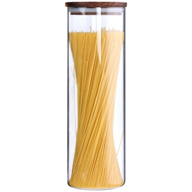 Borosilicate Glass Canister Airtight Kitchen Food Storage Jar Glass Storage Tank