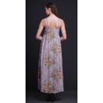 thumbnail image 3 of Bimba Robe Longue Maxi à Bretelles Spaghetti Ajustables à Imprimé Floral, Tenue de Plage d'Été - Très Petit, 3 of 6