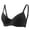 Black, variant on HVOBTTY Women's Breathable Push Up Wireless Bra, Women's Solid Color Backless Seamless Push-Up Beautiful Back Underwear Everyday Bras Purple, S