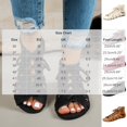 thumbnail image 3 of Jovati Sandales d'Été pour Femmes, Chaussures de Plage Plates à Bout Rond Respirantes Ajourées Grande Taille en Noir Beige Brun Vin Kaki, 36–43 EU, 3 of 9