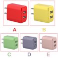 thumbnail image 4 of ZLight Adaptateur de Charge pour Téléphone à Prise US, Prise Murale, Tête de Remplacement, Rouge Melon D\'eau, 2 Ensembles, 4 of 6