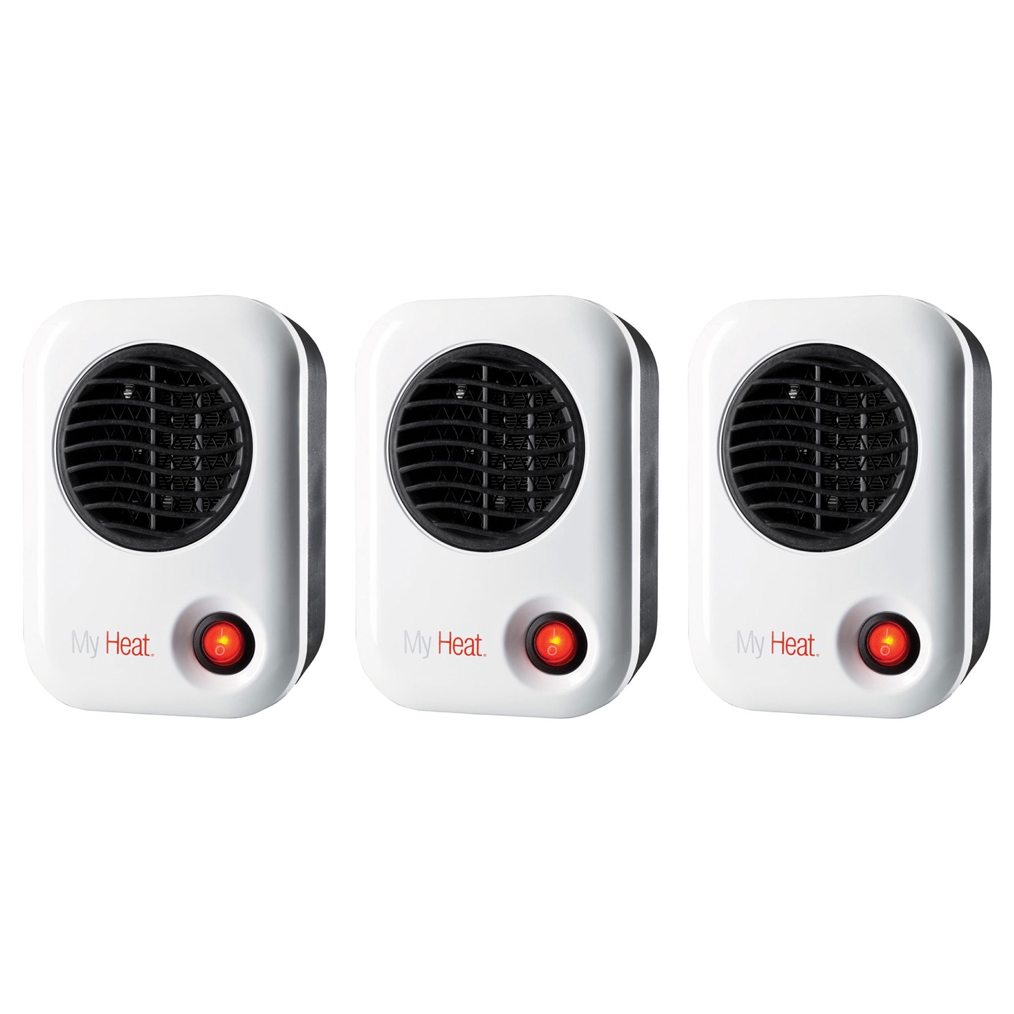 Lasko 101 MyHeat 200W Portable Electric Ceramic Space Heater (3 Pack)