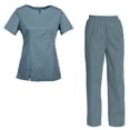 thumbnail image 1 of Women's Scrubs Set Scrub Top and Pants Scrubs Set, 1 of 3