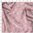 thumbnail image 4 of Soimoi Pink Modal Satin Fabric Unicorn & Rainbow Nature Print Sewing Fabric Yard 42 Inch Wide, 4 of 5