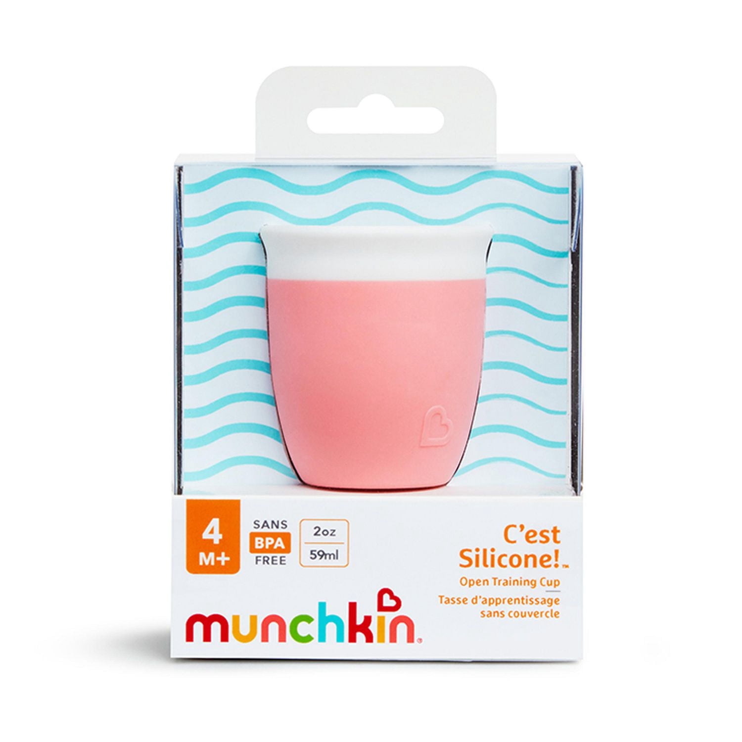 Munchkin Tasse d'apprentissage C'est Silicone!, 2 onces
