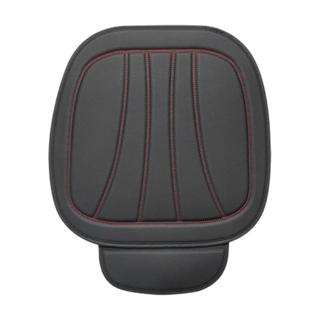 Red Red Leather Car Seat Cushion With Full Enclosure And Secure Fit For Vehicles