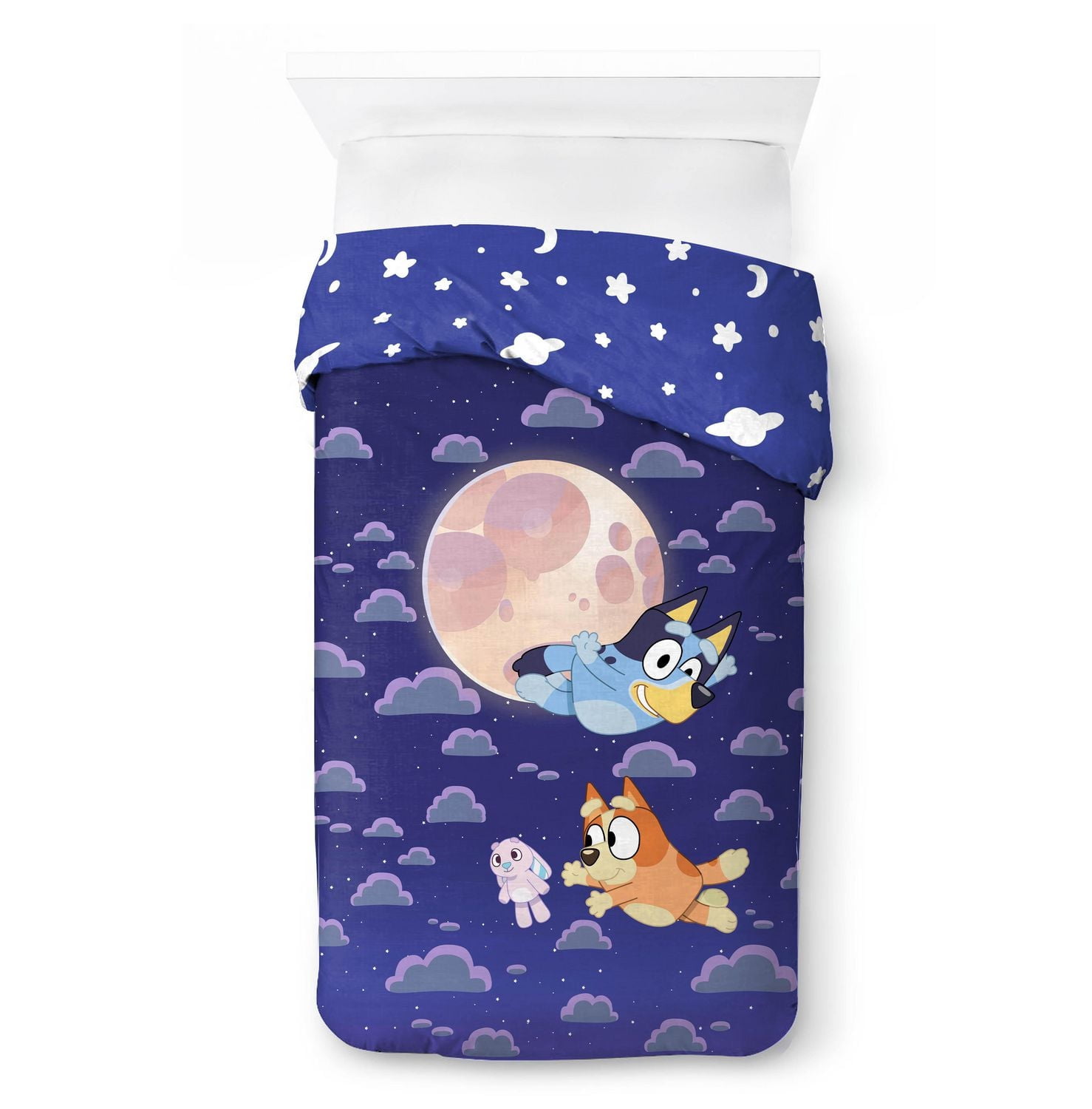Bluey In the Dream Kids' Twin/Full Reversible Comforter, 100% Polyester