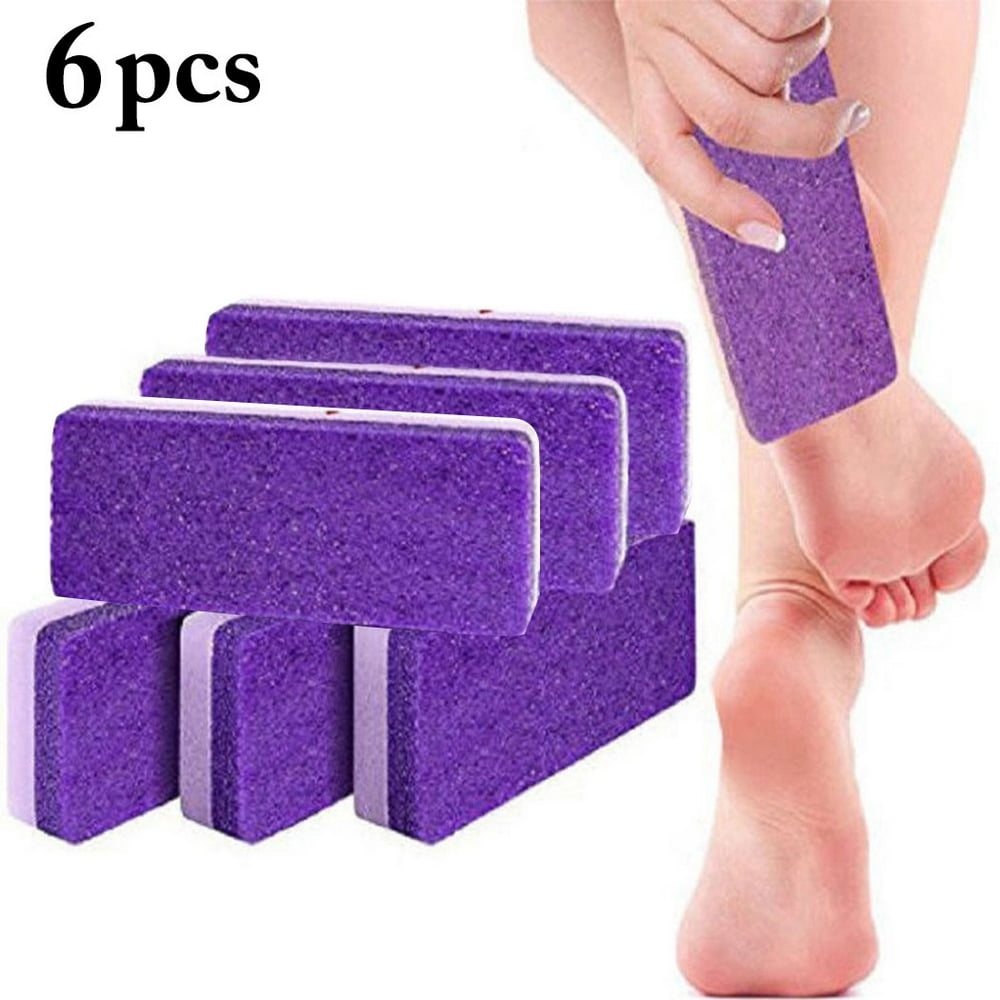 MesaSe 6 Pcs Pierre Ponce Créative Naturelle Facile à Utiliser Éponge de Pierre Ponce