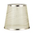 thumbnail image 2 of Transparent Lamp Shade Portable Cloth Lampshade for Hotel Parties Gold, 2 of 6