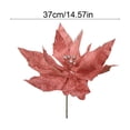 thumbnail image 3 of indoor christmas tree 1Pcs Christmas Tree Decoration Simulation Flower - Cloth Material Simulation Flower - Wedding/Party/Hall Scene Decoration - Holiday Gift outside christmas decorations, 3 of 6